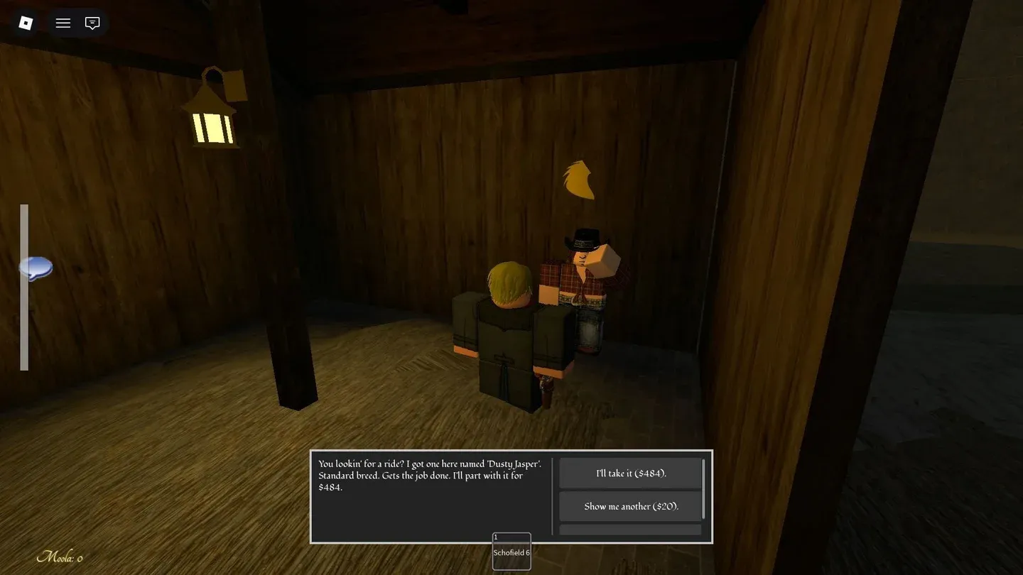 Buy a horse before anything else