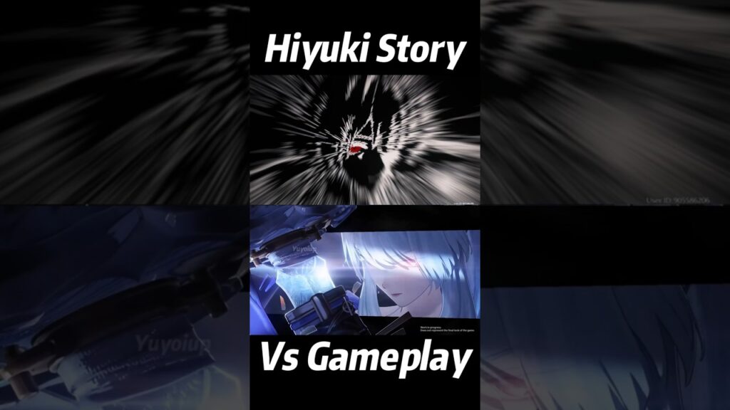 Hiyuki Story Vs Gameplay #鸣潮 #wuwa #wutheringwaves #kurogames
