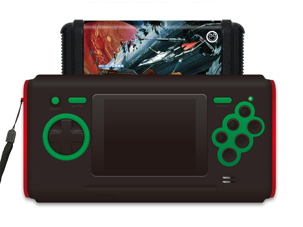 小型ディスプレイを搭載したメガドライブ互換の携帯型ゲーム機「16ビット ポケット MD」に新モデルが登場。USB Type-Cで充電可能に