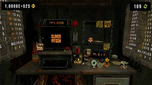 画像ギャラリー No.006のサムネイル画像 / ホラースロットゲーム「CloverPit」，初のDLC「Unholy Fusion」を配信開始。「手術マシン」でチャームを合成し，強力な装飾品に作り変えられる