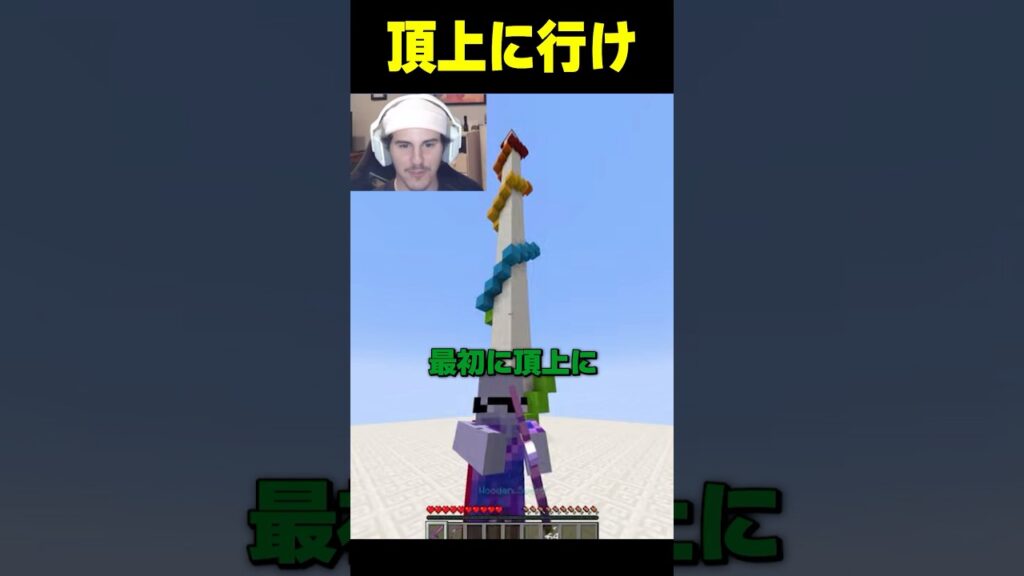 頂上に行け #shorts #マインクラフト #マイクラ #minecraft