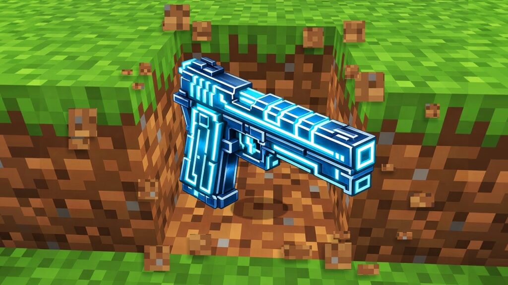 ブロックから最強でカッコいい銃が出る世界でサバイバル【 マイクラ / マインクラフト 】