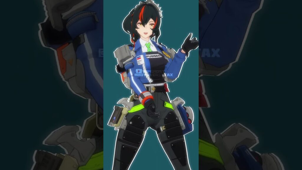 ZHU YUAN  CATCH CATCH MY HEART WITH - YENA(최예나) - '캐치 캐치' 【ゼンレスゾーンゼロ:ZZZ MMD／4K／60FPS】#zzz #shorts