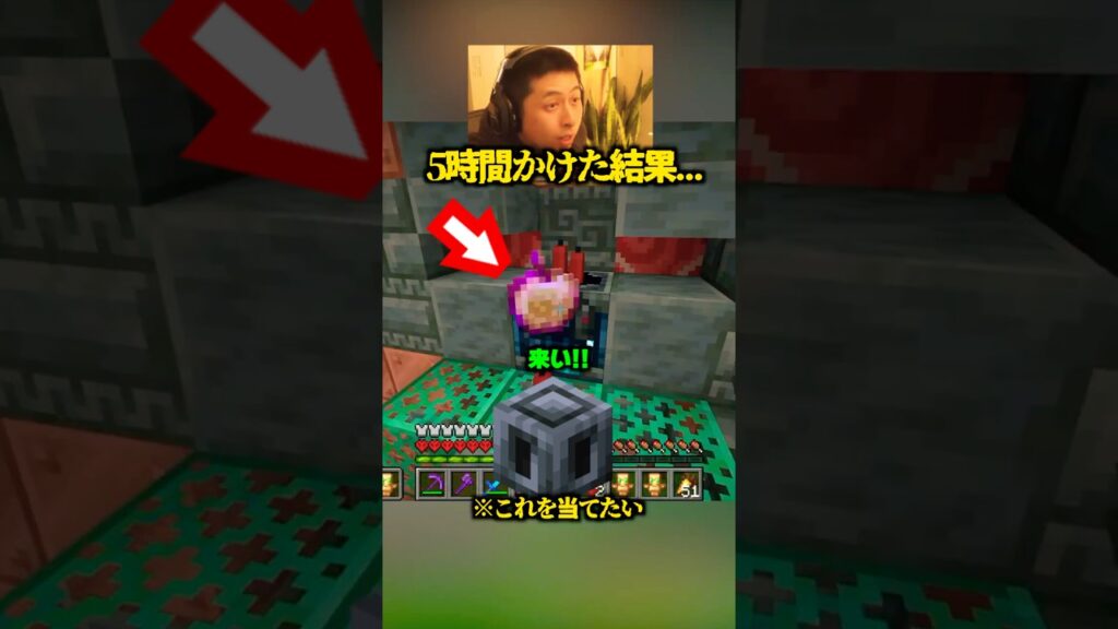 これどんな確率...!? 5時間回し続けた結果...【マイクラ】
