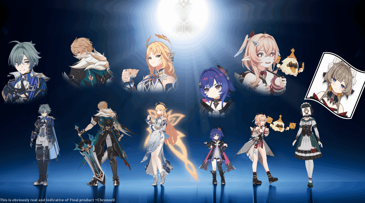 シルエットのすべてが明らかになりました。今私たちはスネジナヤを待っています