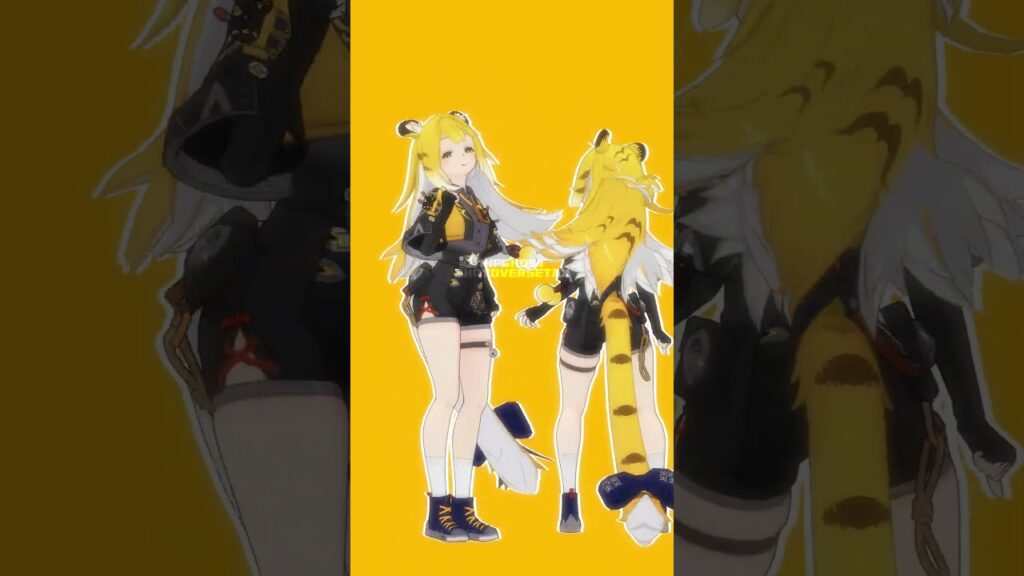 JU FUFU - TERMINAL RANGER【ゼンレスゾーンゼロ:ZZZ MMD／4K／60FPS】 #zzz #shorts #jufufu