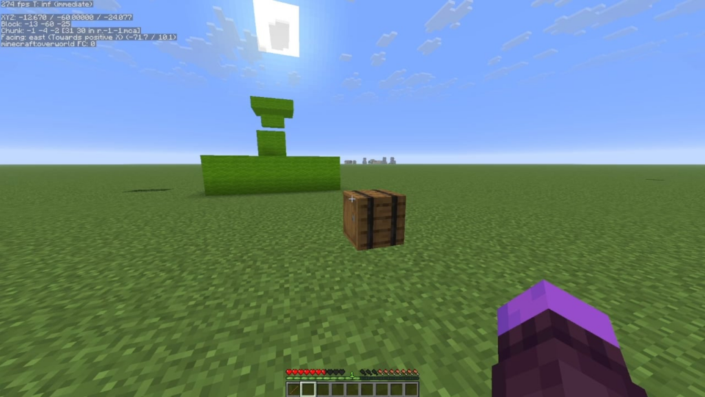 硫黄キューブ+ハッピーガストを使用した可動ブロック