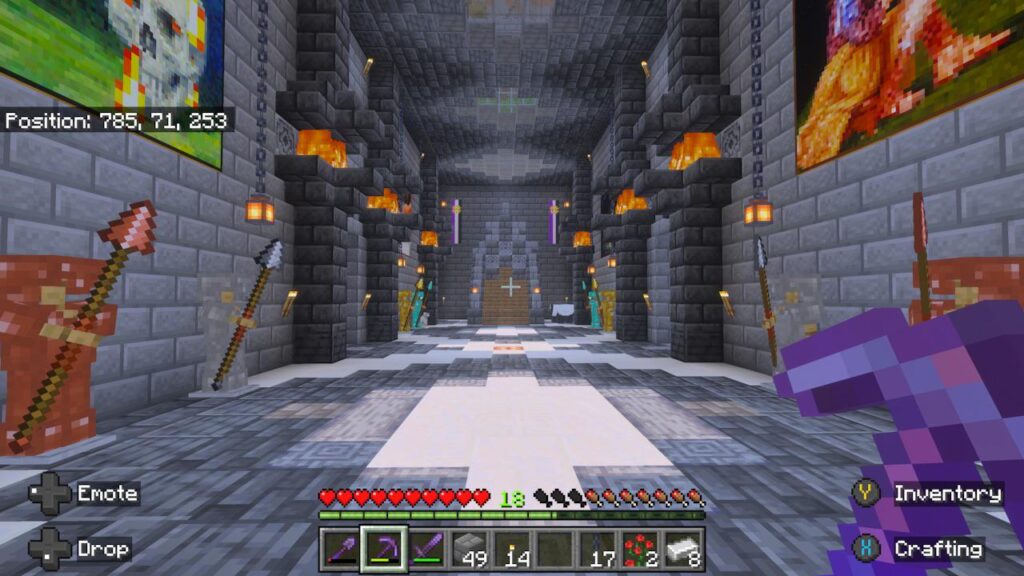 私の王国で城の建設に取り組んでいます!これまでの玉座の間についてどう思いますか？