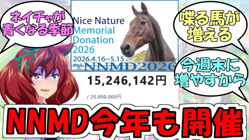 『ナイスネイチャメモリアルドネーション2026』に対するみんなの反応【ウマ娘プリティーダービー】