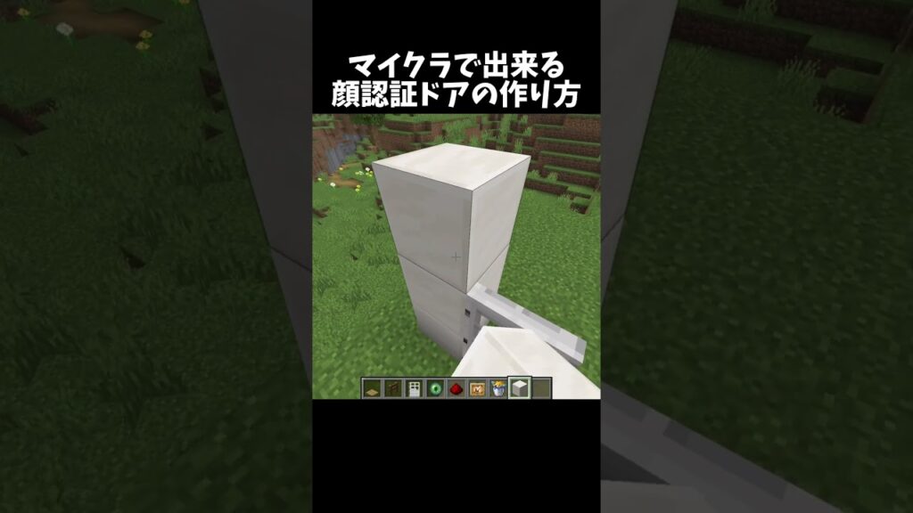 マイクラで顔認証が出来る！#shorts#minecraft#マイクラ