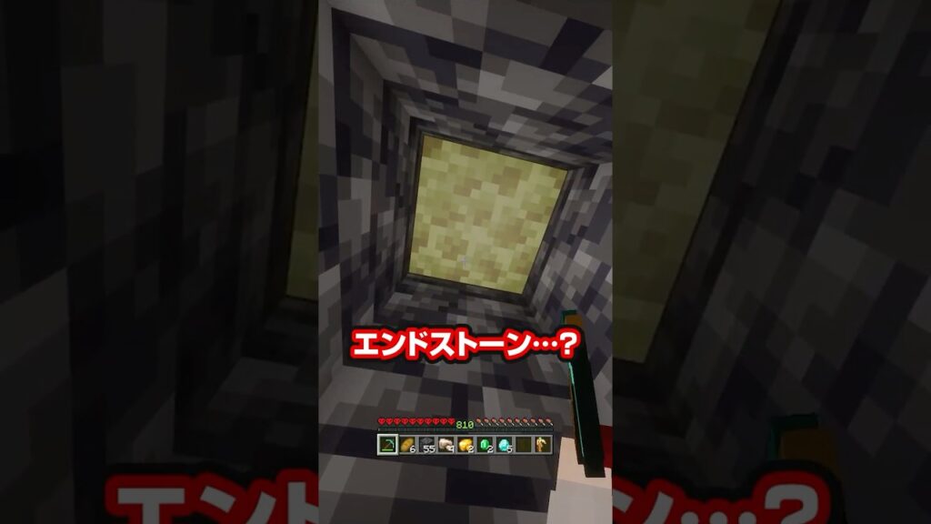ブランチマイニングしてたらたどり着いた #マイクラ #マインクラフト #minecraft #shorts