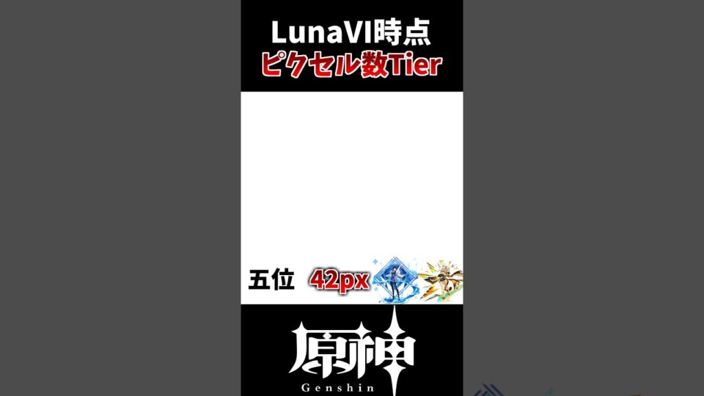 【原神】デカいキャラランキング！！#原神 #hoyocreators #genshinimpact #げんしん