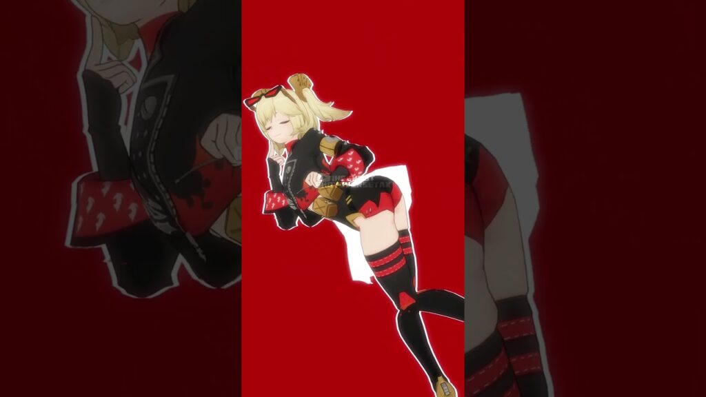 BURNICE SHAKE【ゼンレスゾーンゼロ:ZZZ MMD／4K／60FPS】 #zzz #shorts #burnice