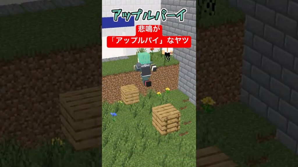 悲鳴が「アップルパイ」になった経緯【マインクラフト】【マイクラアニメ】
