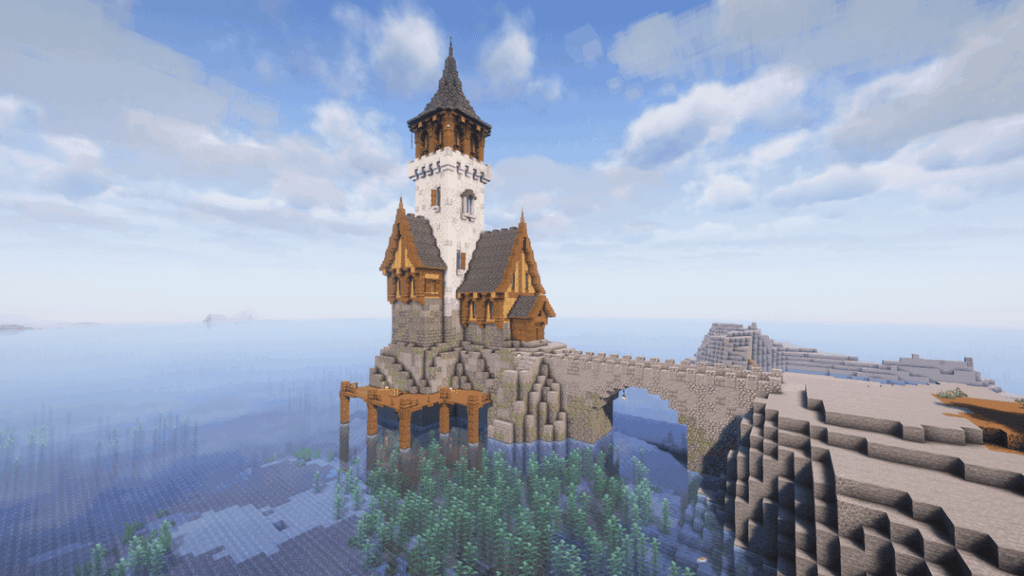 私の最新のサバイバルワールド追加！私はそれを「魚ギルド」と呼んでいます