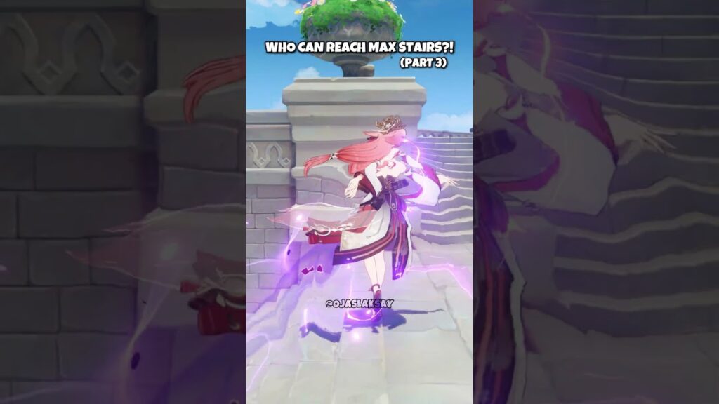 Who Can cross this stairs?! In Genshin impact