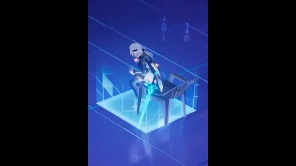 【崩スタ】拡大して見るプラスチック製のような椅子に座るホタルが最高にかわいい理由【崩壊スターレイル】