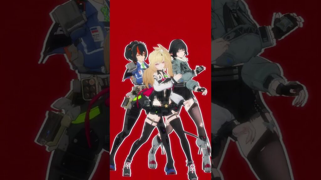 CISSIA & JANE & ZHU YIAN CATCH CATCH MY HEART WITH YENA(최예나)【ゼンレスゾーンゼロ:ZZZ MMD／4K／60FPS】#shorts