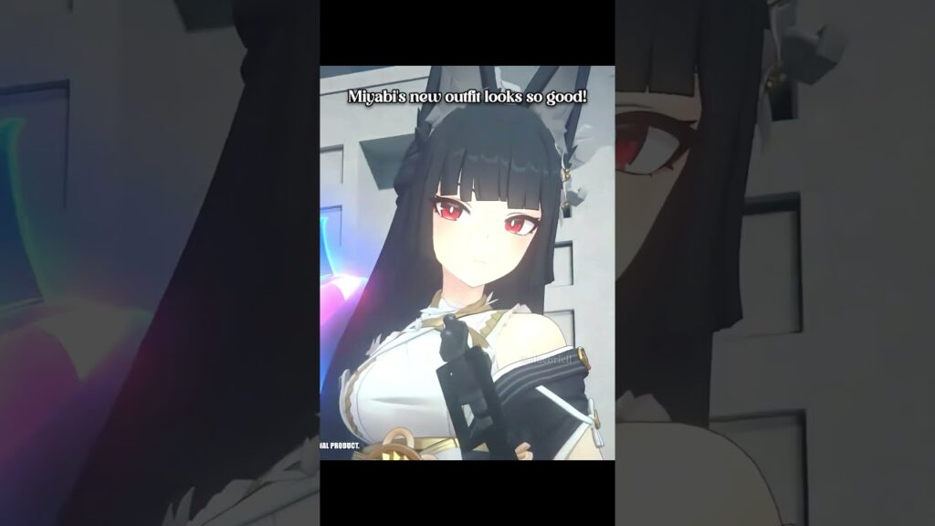 Miyabi's new outfit looks so good!...  | Zenless zone zero #zenlesszonezero #shorts