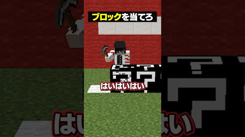 見た目が分からないブロックを当てろ！😜#メメントリ #マイクラ #マインクラフト