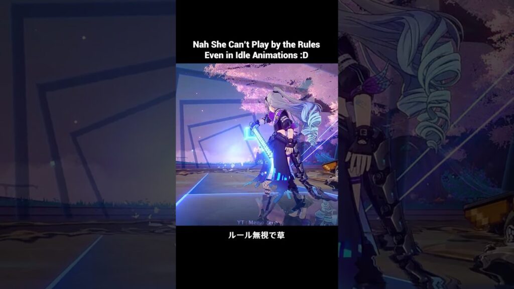 Silver Wolf Even Cheating in Her Idle Animations 【崩壊：スターレイル】