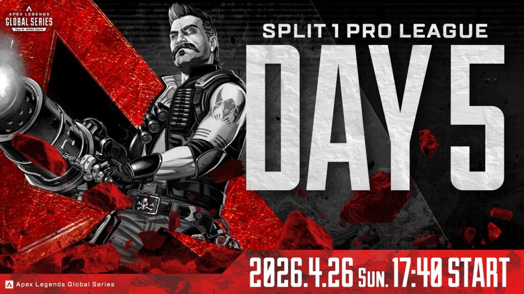 Apex Legends Global Series Year 6：Split 1 【APAC North Pro League Day 5】