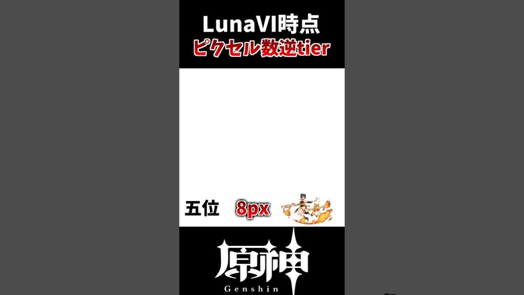 【原神】平らなキャラランキング！！#genshinimpact #げんしん #原神 #hoyocreators