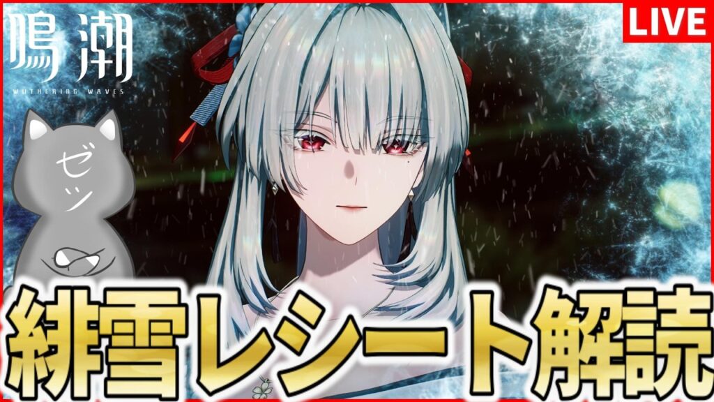 【鳴潮】緋雪の性能詳細公開！レシート解読するぞー【Wuthering Waves】