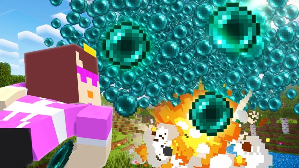 何も知らないおかんにエンダーパール投げさせてみた【まいくら / マインクラフト】