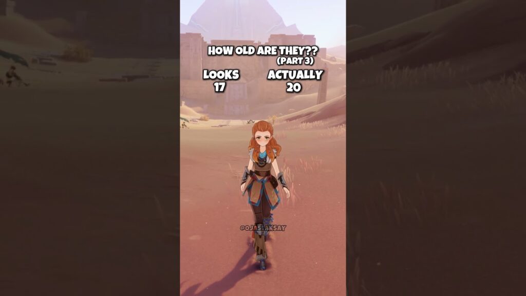 How Old Are They Characters Age? #genshinimpact #genshin #shorts