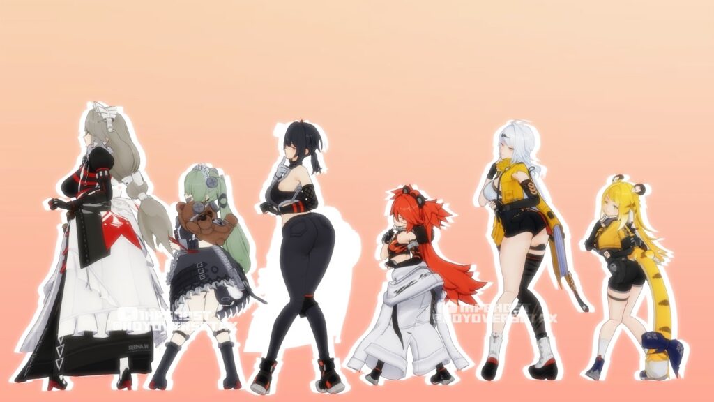 ZZZ FACTION MOMMIES SHAKE【ゼンレスゾーンゼロ:ZZZ MMD／4K／60FPS】 #zzz #shorts #grace #yixuan
