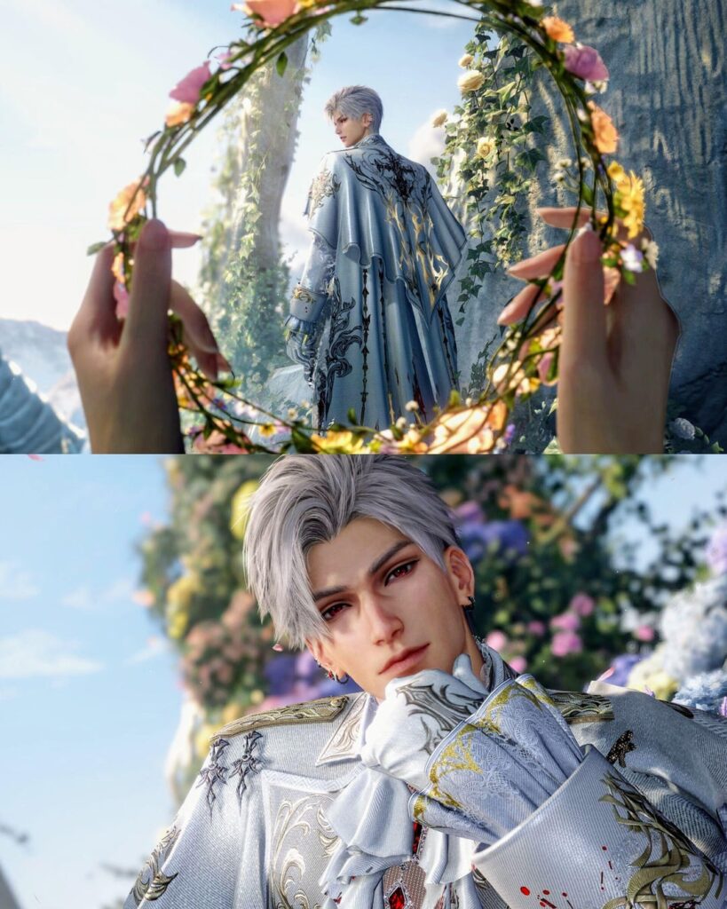 ここで彼は本当に驚くほどハンサムに見えます 🫠