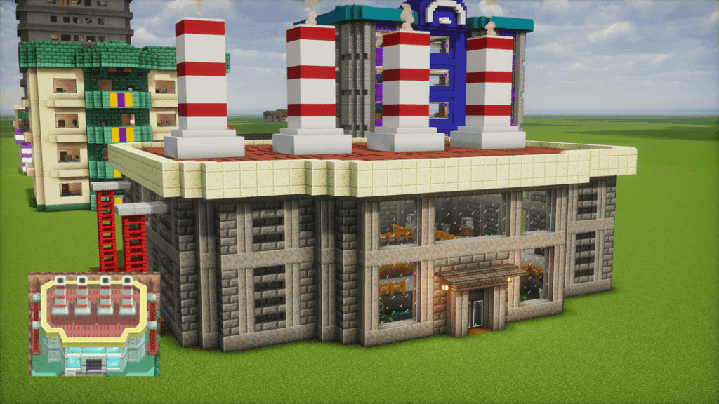 私のコブルモンマップの関東地域のいくつかの建物