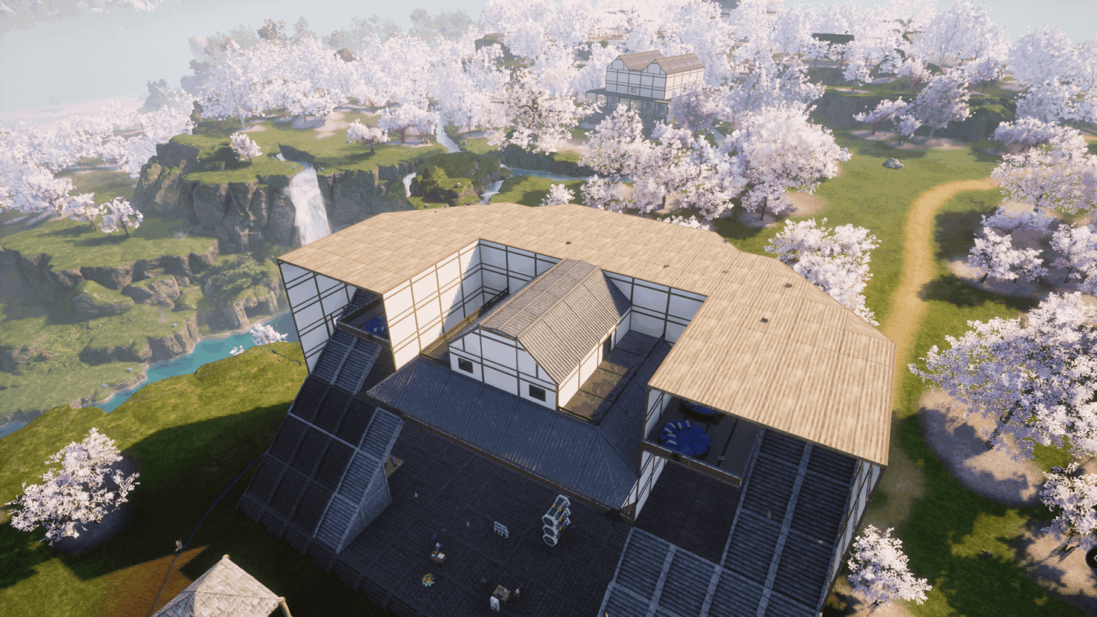 拠点の屋根を建てるのに助けが必要です