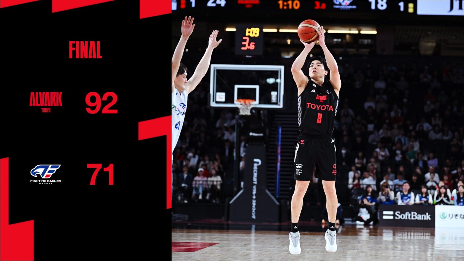 4/22(水)ファイティングイーグルス名古屋戦 ゲームレポート | アルバルク東京