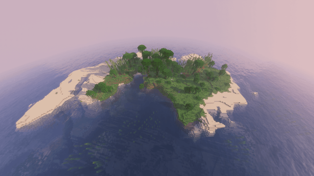 地下に簡単にアクセスできる巨大な緑豊かな洞窟がある熱帯の島 (26.1、ジャワ)