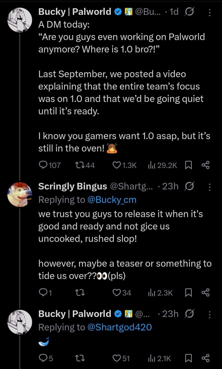 Bucky によって投稿された小さなクジラのティーザー!