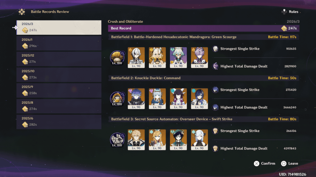 これは、178 個の 5* を引いた小さなクジラを SO がクリアしたものですが、ゲームのメタがどのようなものかを実際には気にしていない人は、はい、クジラであることが自動的に非常識なエンドゲームクリアを与えるわけではありません