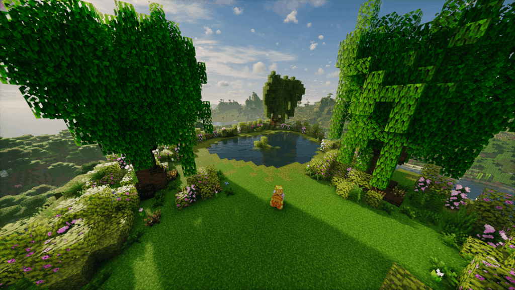 貯水池のある私の新しい池エリア