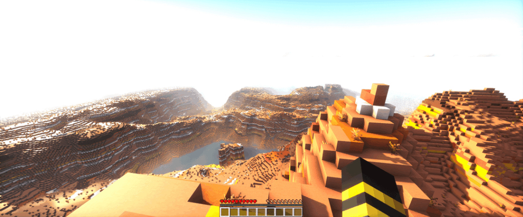 グランドキャニオンのある巨大なバッドランズバイオームを発見