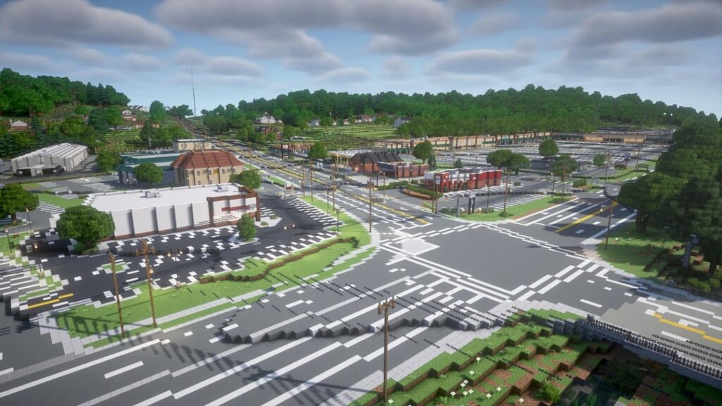 ブルーリッジクロスロード - バージニア州の田舎の地図