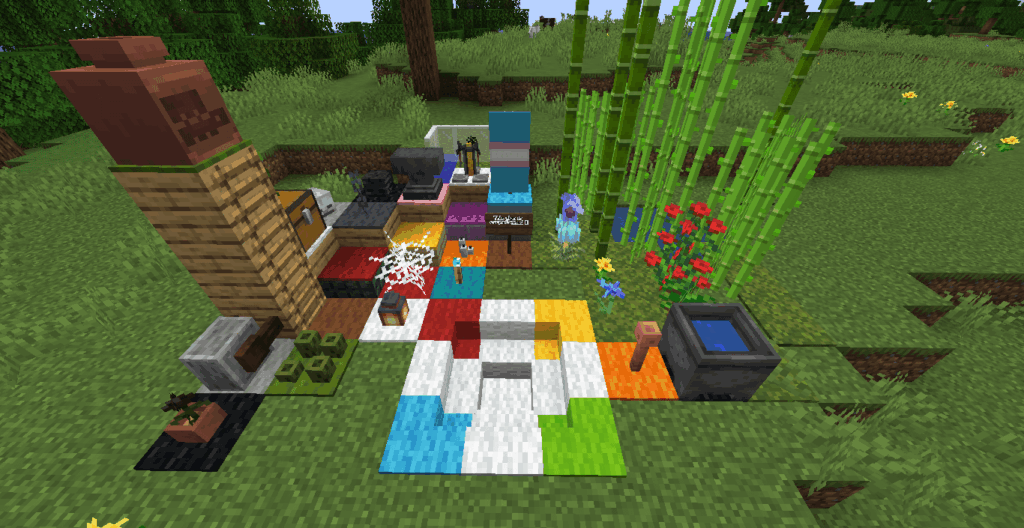 ほぼすべての非固体ブロックをカーペットログ可能にする MOD を作成しました