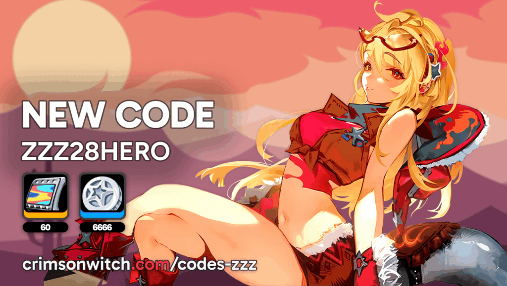 新しいコード: ZZZ28HERO (コメント内のリンク)