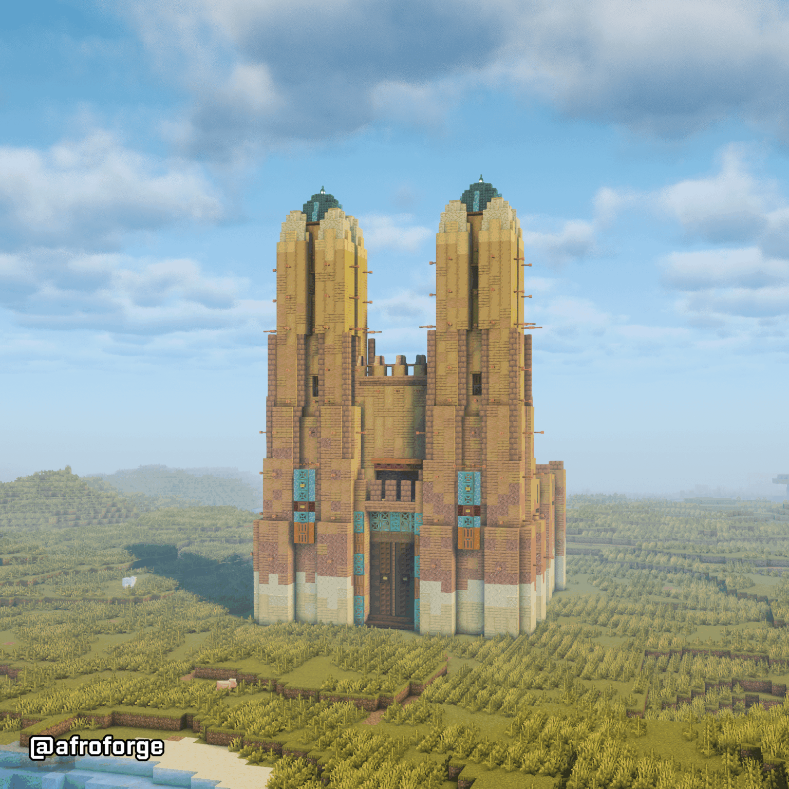 マリの建築をベースに建物を建てましたが、どう思いますか？