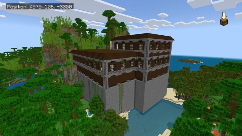 溶岩の部屋が 2 つあるジャングルの大邸宅シード:-7005914200904329457