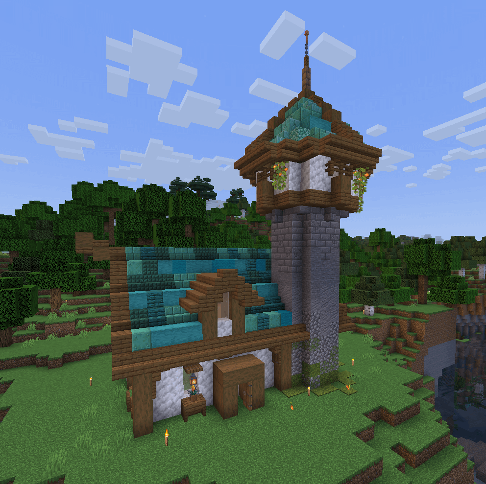 MODを入れたプレイスルー用のウィザードハウス/タワー!