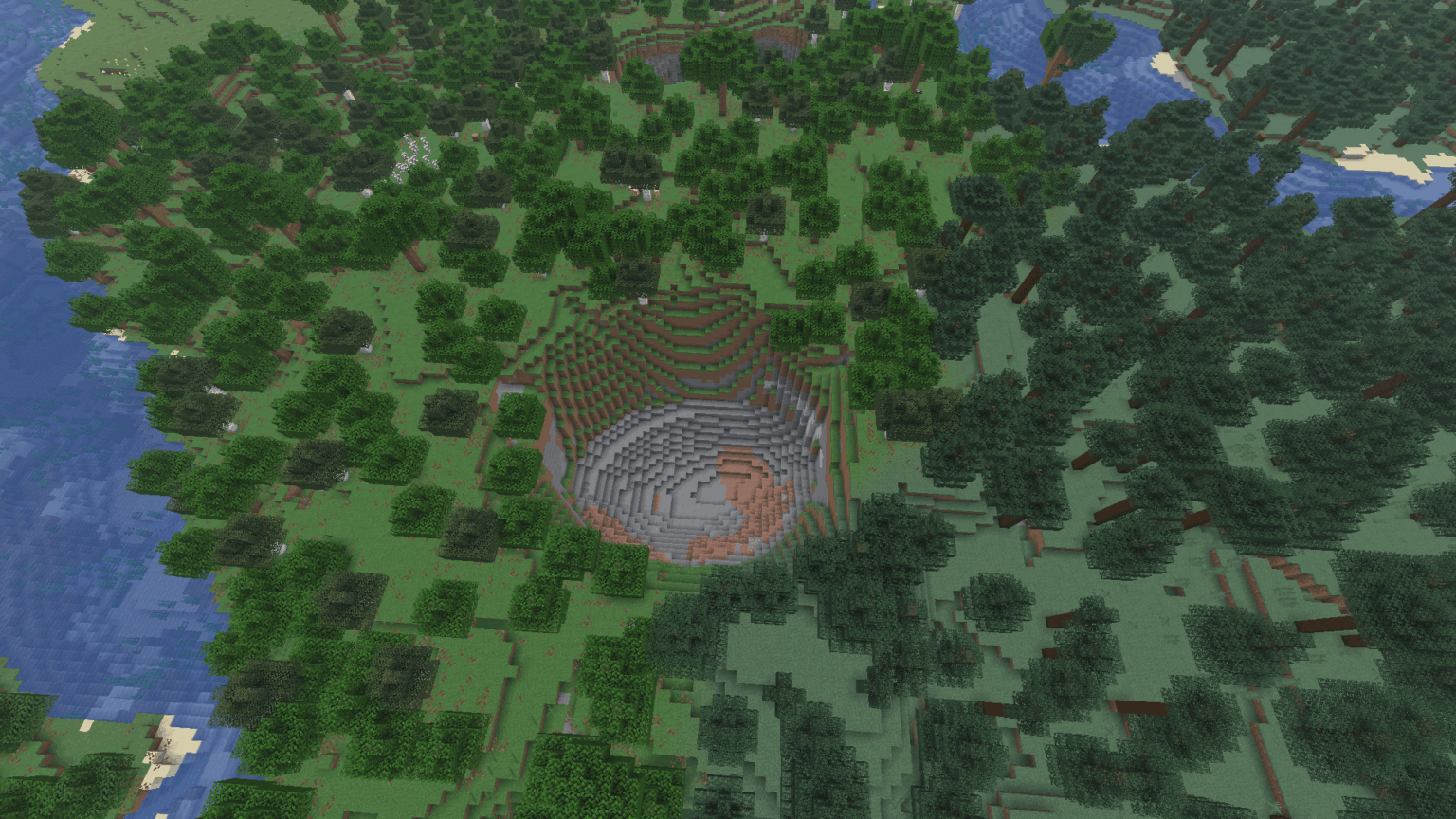 巨大クレーター