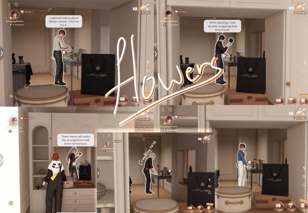 生徒の皆さんからフラワーアレンジメントを頂きました! 生徒の皆さんからフラワーアレンジメントを頂きました!