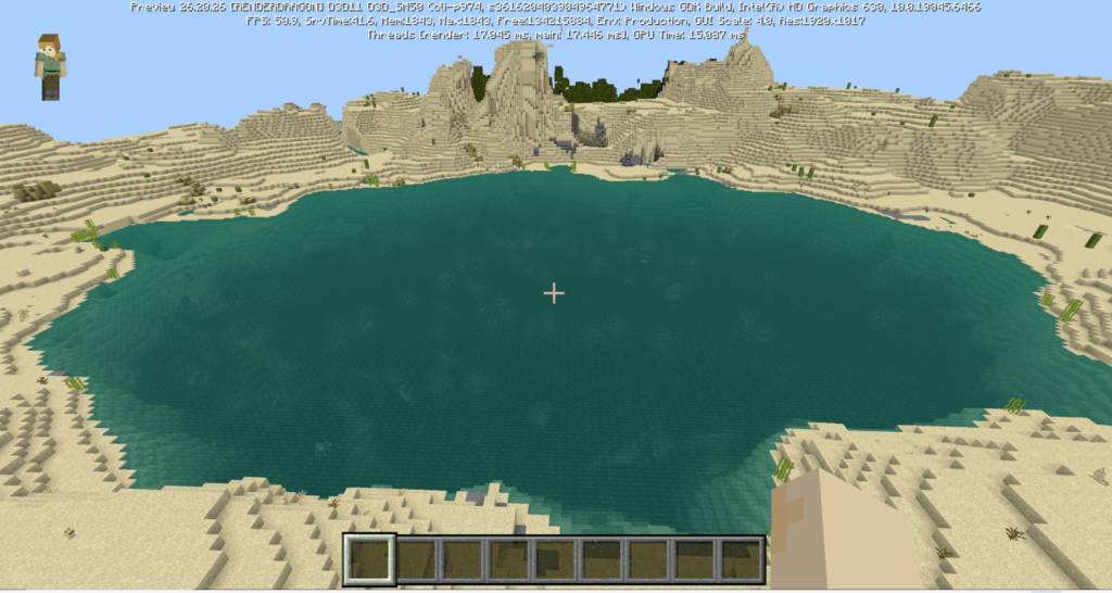 スポーンの南と近くにある巨大な硫黄湖 361620403904964771