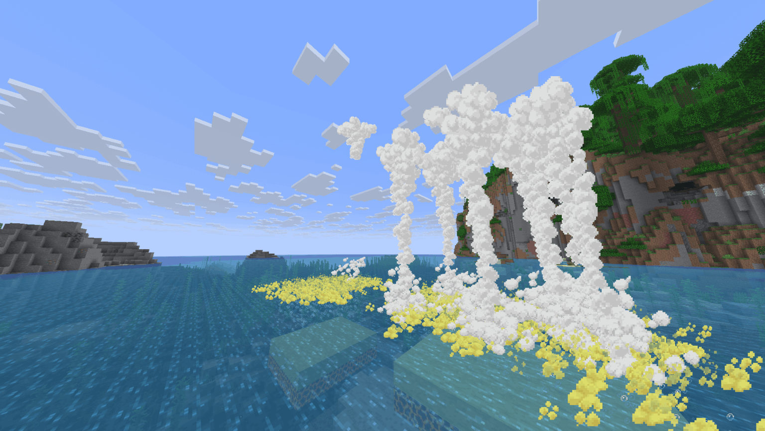 ファックはい、モジャンファックはい。今すぐ、地表の醜い硫黄泉を変えて、ただ一つの大きなプールに変えてください。